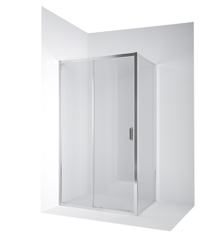 Душевой уголок Ambassador Forsa 17021117AX-70AX 110х70 стекло прозрачное профиль хром глянцевый без поддона